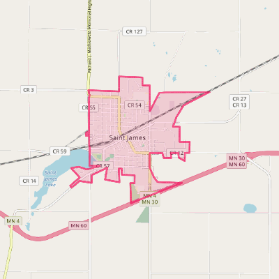 Map of St. James