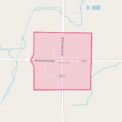 Map of St. Leo