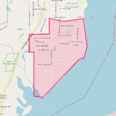 Map of St. Marys Point