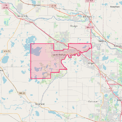 Map of St. Michael