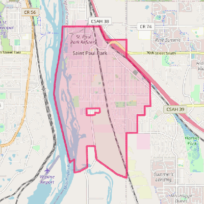 Map of St. Paul Park