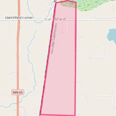 Map of Stanchfield