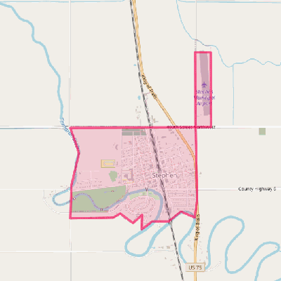 Map of Stephen