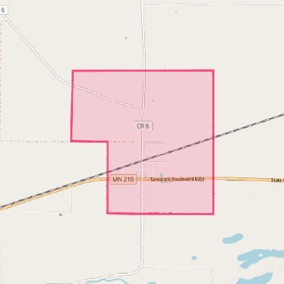 Map of Tamarack