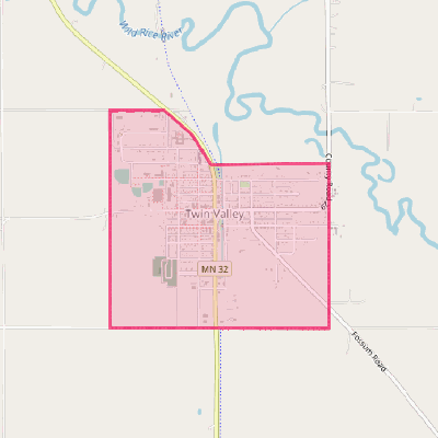 Map of Twin Valley