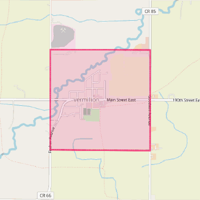 Map of Vermillion