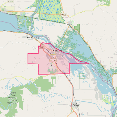 Map of Wabasha