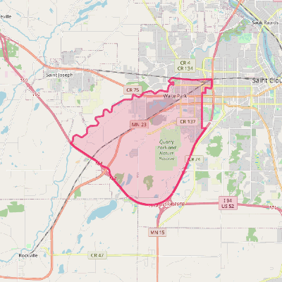 Map of Waite Park