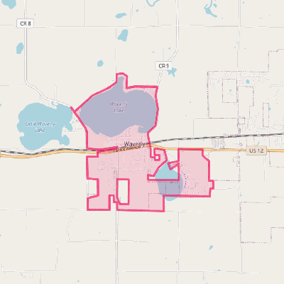 Map of Waverly