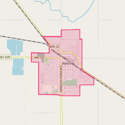 Map of Wells