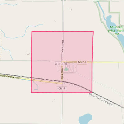 Map of Wendell