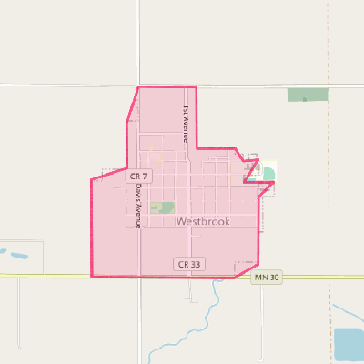 Map of Westbrook