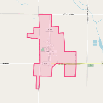 Map of Wilmont