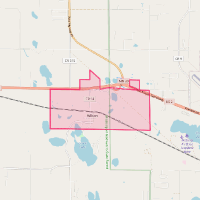 Map of Wilton