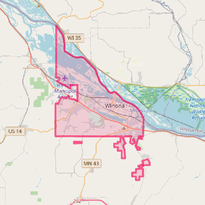 Map of Winona