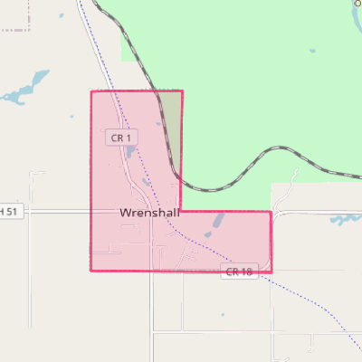 Map of Wrenshall