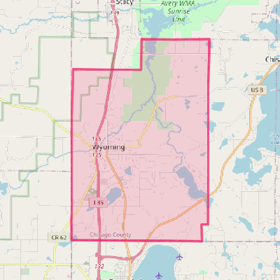 Map of Wyoming