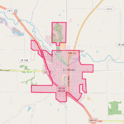 Map of Zumbrota