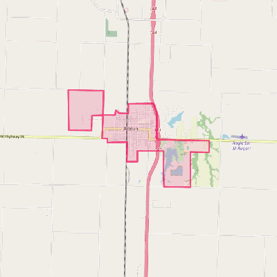 Map of Adrian