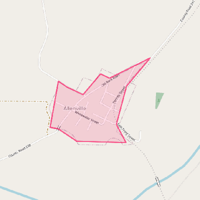 Map of Allenville