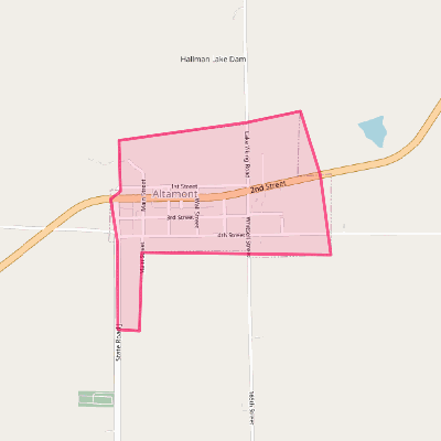 Map of Altamont