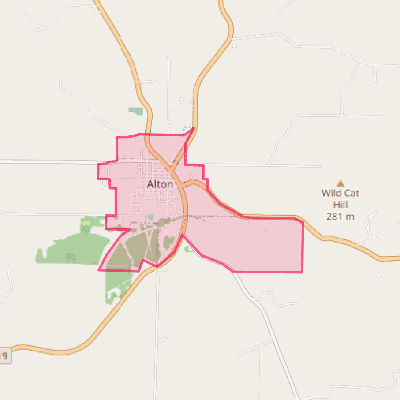 Map of Alton