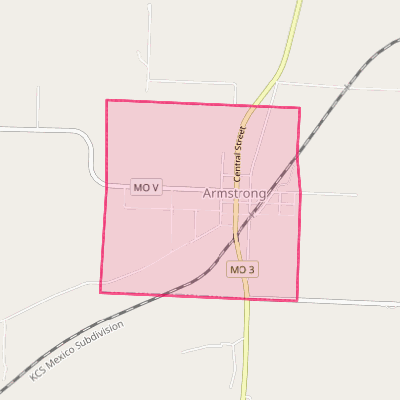 Map of Armstrong