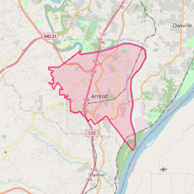 Map of Arnold