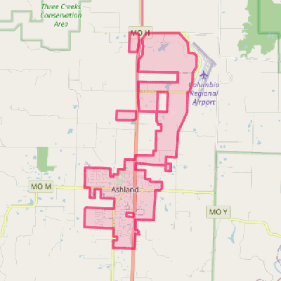 Map of Ashland