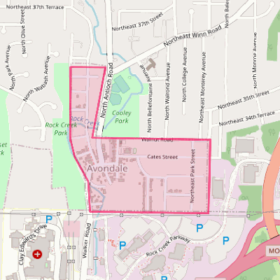 Map of Avondale