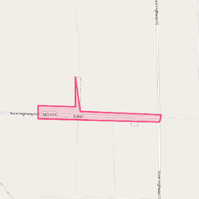 Map of Baker