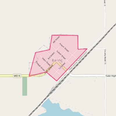 Map of Baring