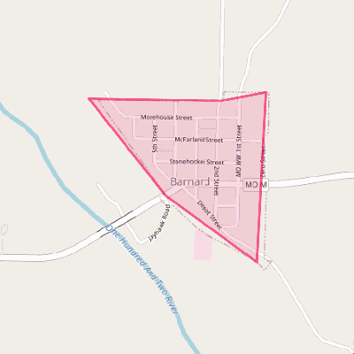 Map of Barnard