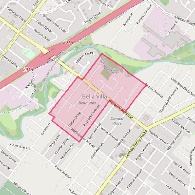 Map of Bella Villa