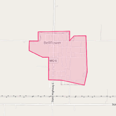 Map of Bellflower