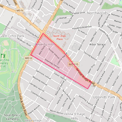 Map of Beverly Hills