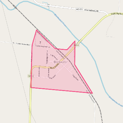 Map of Blackwater