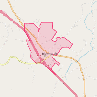 Map of Bloomsdale