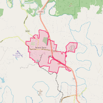 Map of Bonne Terre