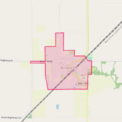 Map of Bosworth