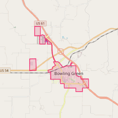 Map of Bowling Green