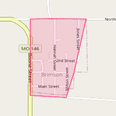 Map of Brimson