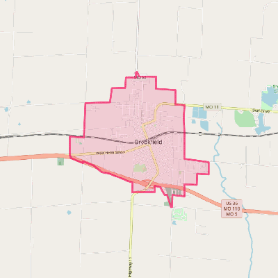 Map of Brookfield