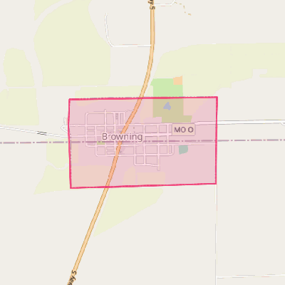 Map of Browning
