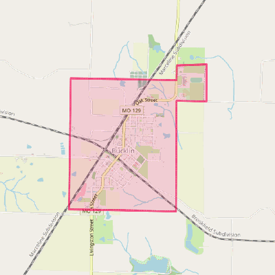 Map of Bucklin