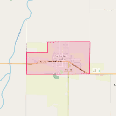 Map of Burlington Junction