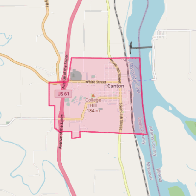 Map of Canton