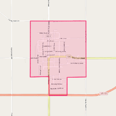 Map of Cardwell