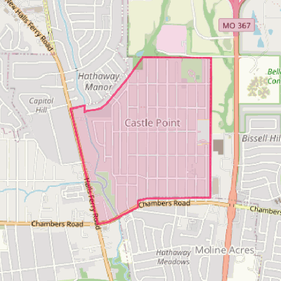 Map of Castle Point