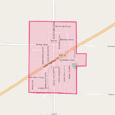 Map of Center